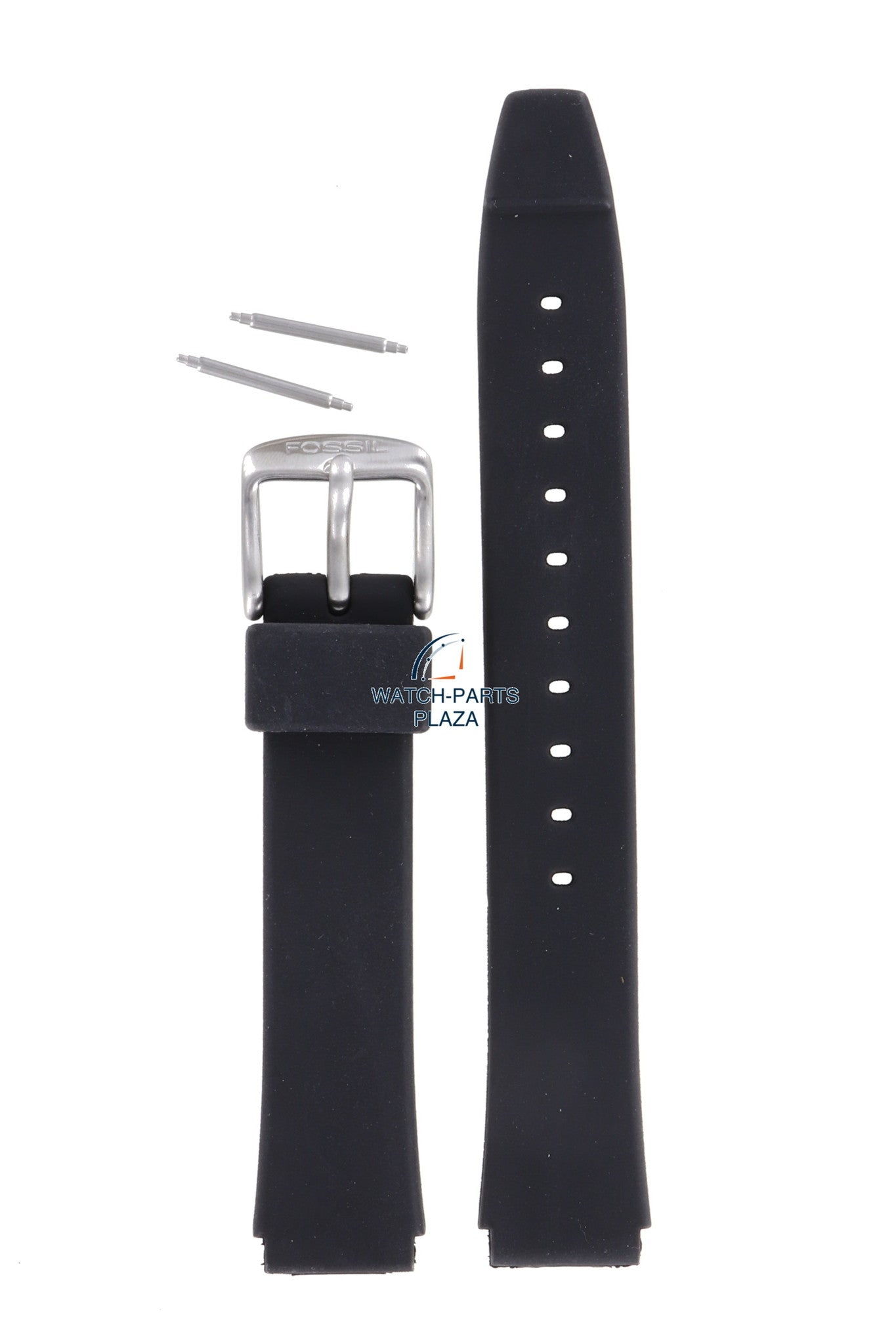 Fossil JR7880 & JR7876 Watch Band JR - 7880 Black Silicone 14 mm Big Tic - Watch Plaza