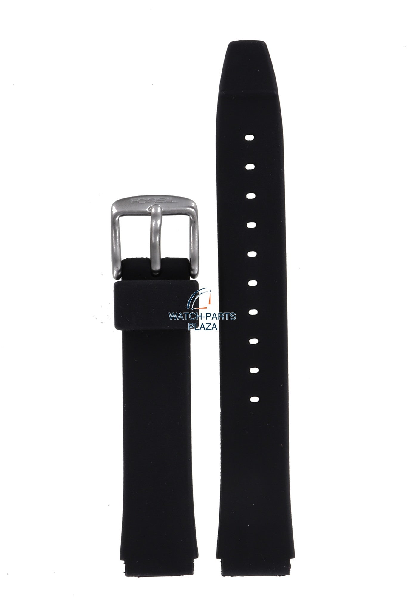 Fossil JR7880 & JR7876 Watch Band JR - 7880 Black Silicone 14 mm Big Tic - Watch Plaza