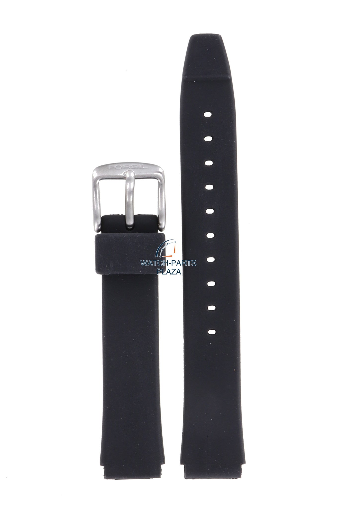 Fossil JR7880 & JR7876 Watch Band JR - 7880 Black Silicone 14 mm Big Tic - Watch Plaza