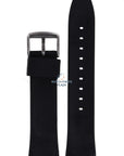 Fossil JR7901, JR7903 & JR7905 Watch Band JR - 7901 Black Silicone 18 mm Big Tic - Watch Plaza