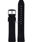 Fossil JR7954 Watch Band JR - 7954 Black Silicone 18 mm Big Tic - Watch Plaza