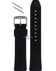 Fossil JR7954 Watch Band JR - 7954 Black Silicone 18 mm Big Tic - Watch Plaza