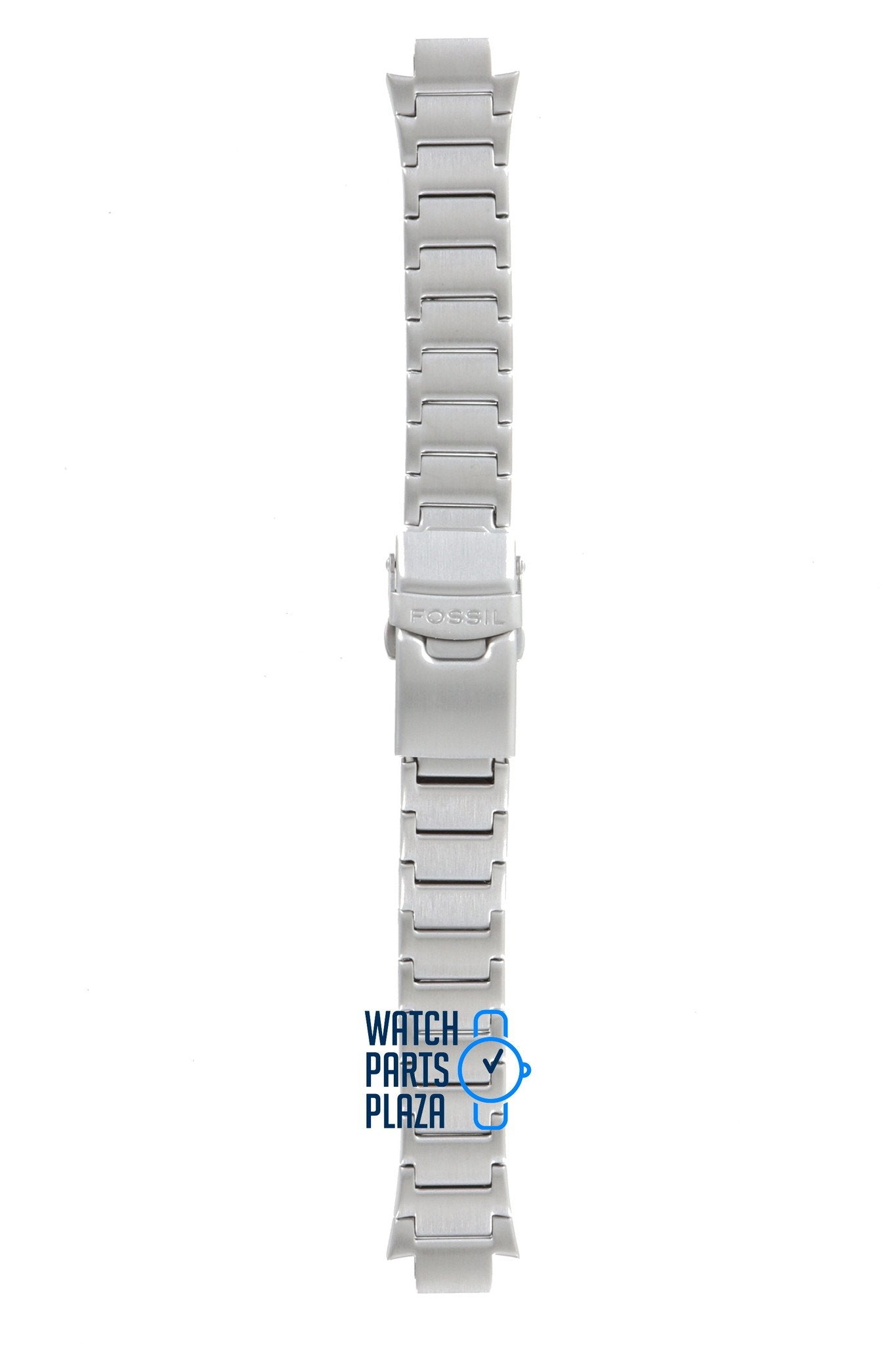 Fossil JR8000 Watch Band JR - 8000 Grey Stainless Steel 10 mm Big Tic - Watch Plaza