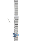 Fossil JR8000 Watch Band JR - 8000 Grey Stainless Steel 10 mm Big Tic - Watch Plaza