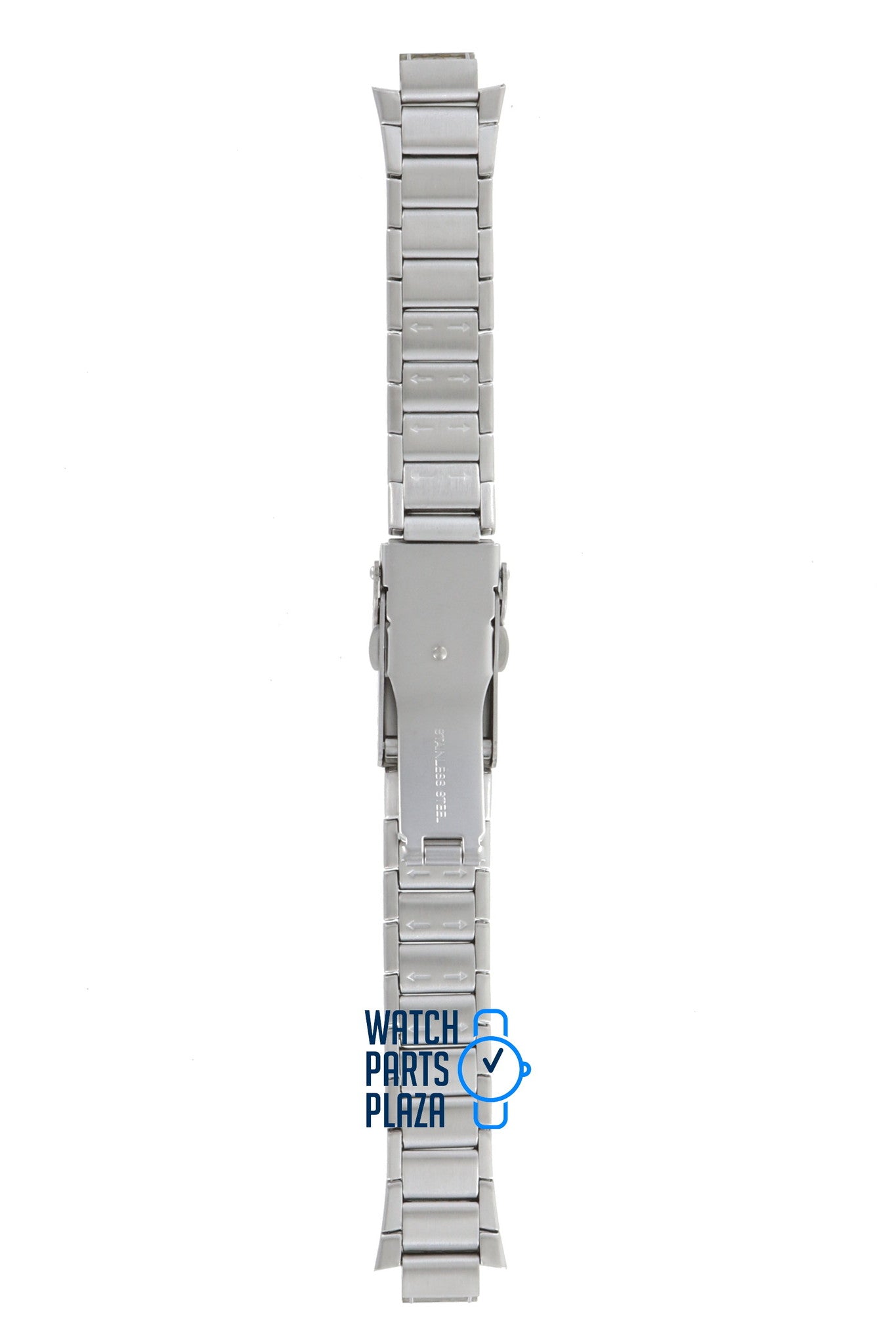 Fossil JR8000 Watch Band JR - 8000 Grey Stainless Steel 10 mm Big Tic - Watch Plaza