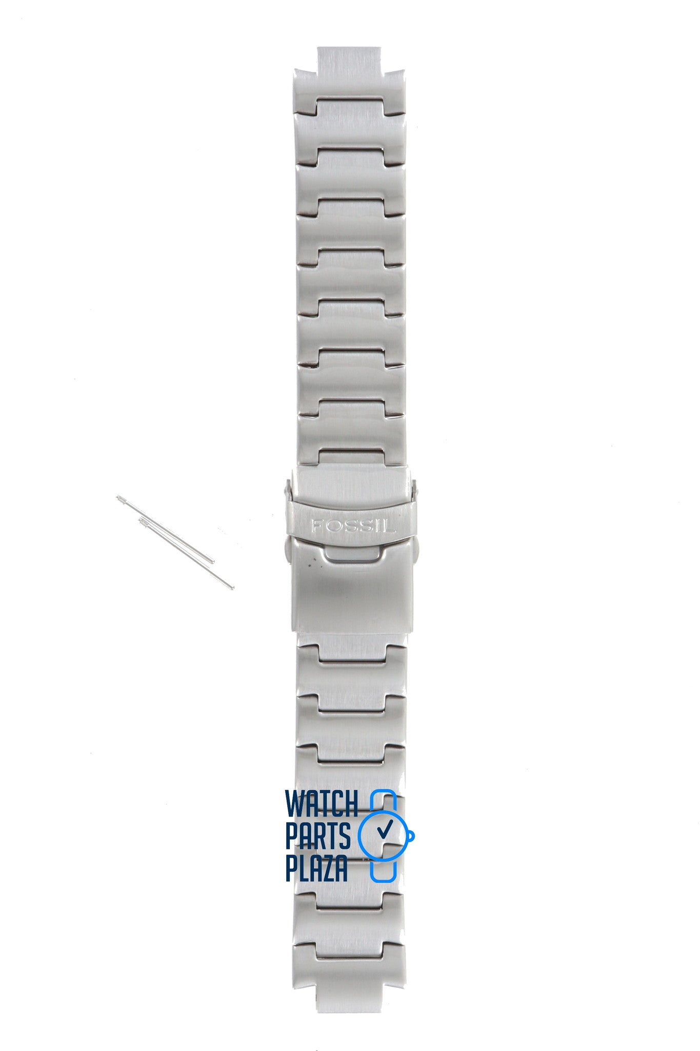 Fossil JR8001 Watch Band JR - 8001 Grey Stainless Steel 12 mm Big Tic - Watch Plaza