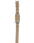 Fossil JR8008 Watch Band JR - 8008 Beige Leather 14 mm Authentic - Watch Plaza