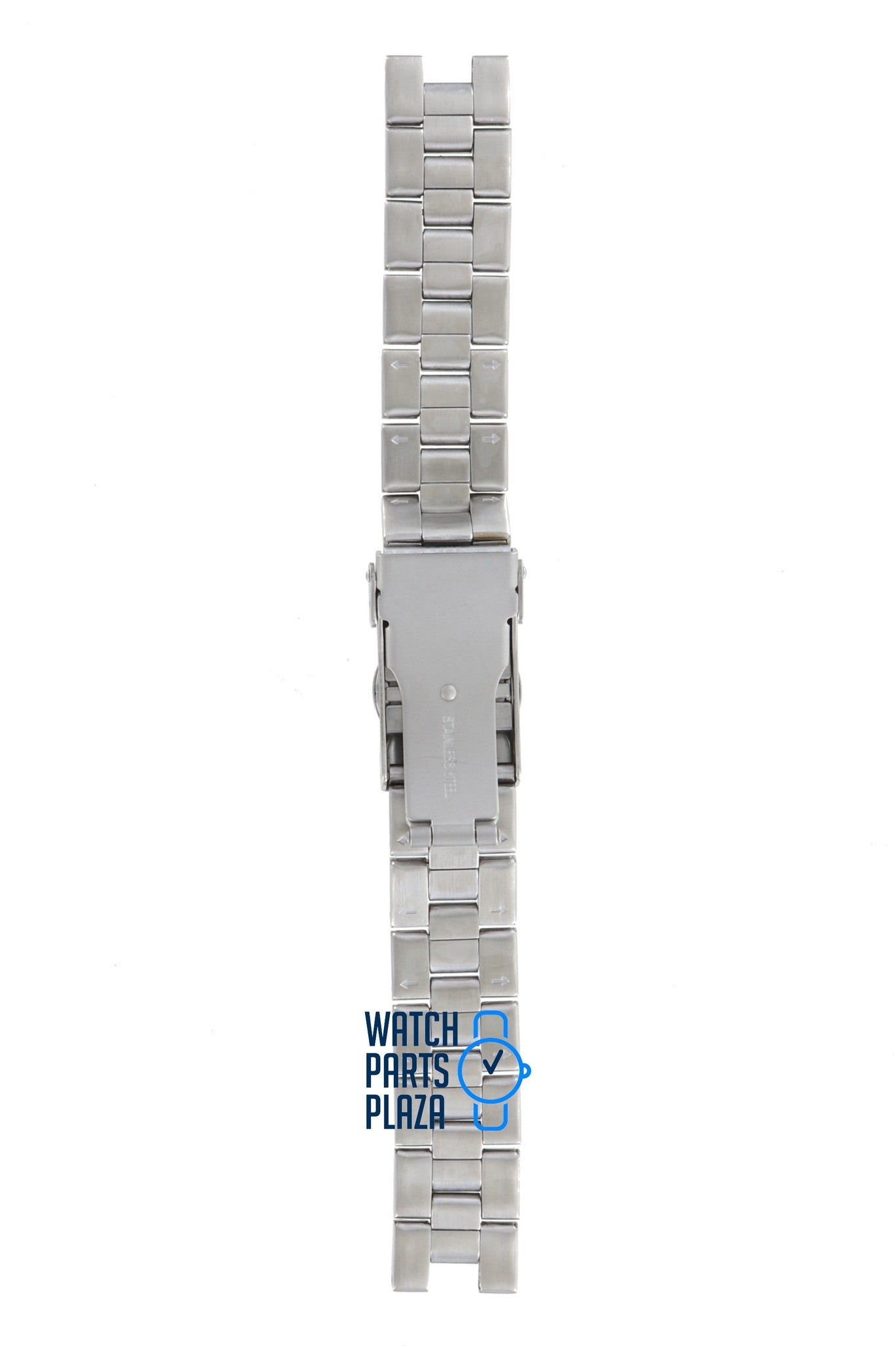 Fossil JR8038 Watch Band JR - 8038 Grey Stainless Steel 18 mm Big Tic - Watch Plaza