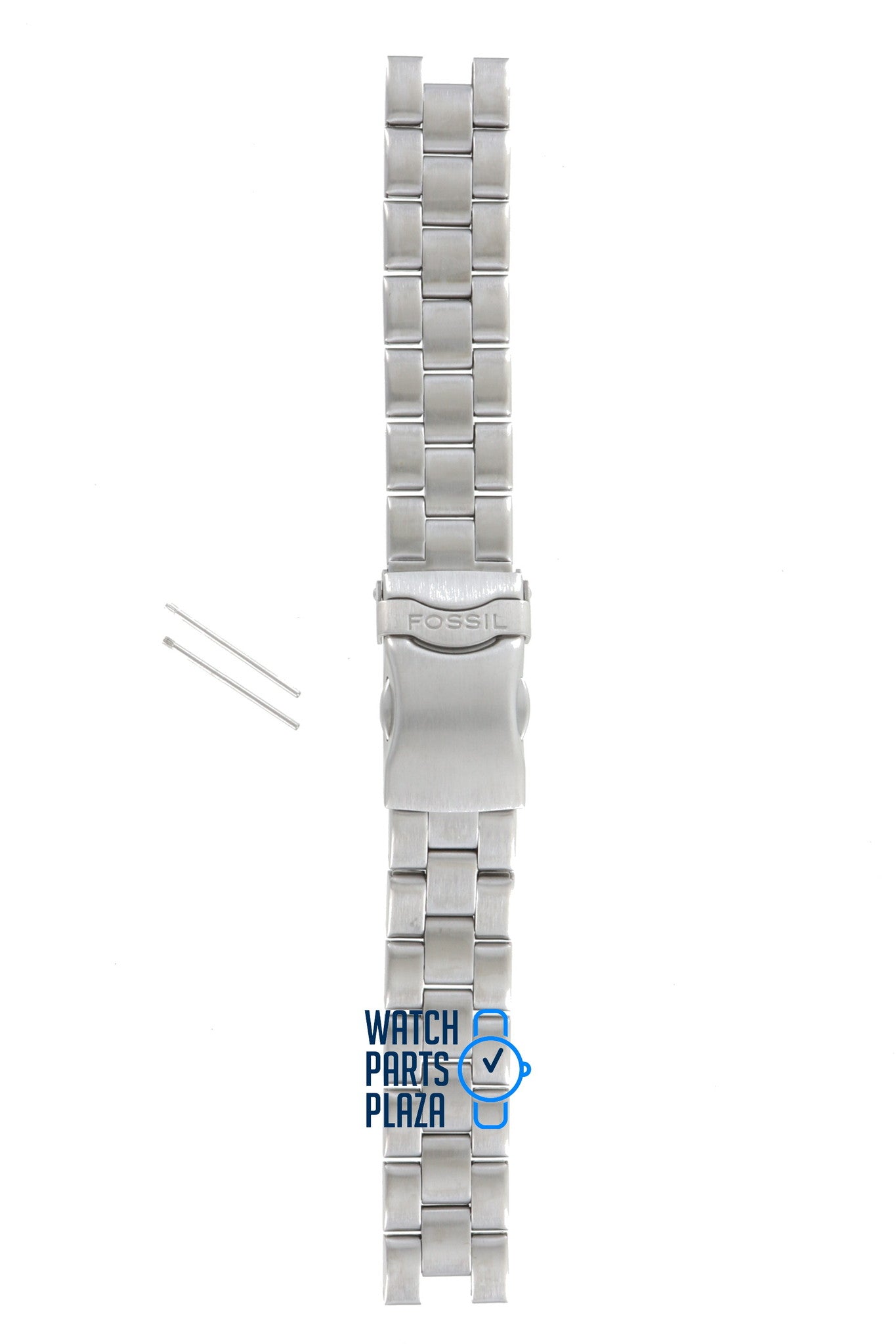 Fossil JR8038 Watch Band JR - 8038 Grey Stainless Steel 18 mm Big Tic - Watch Plaza