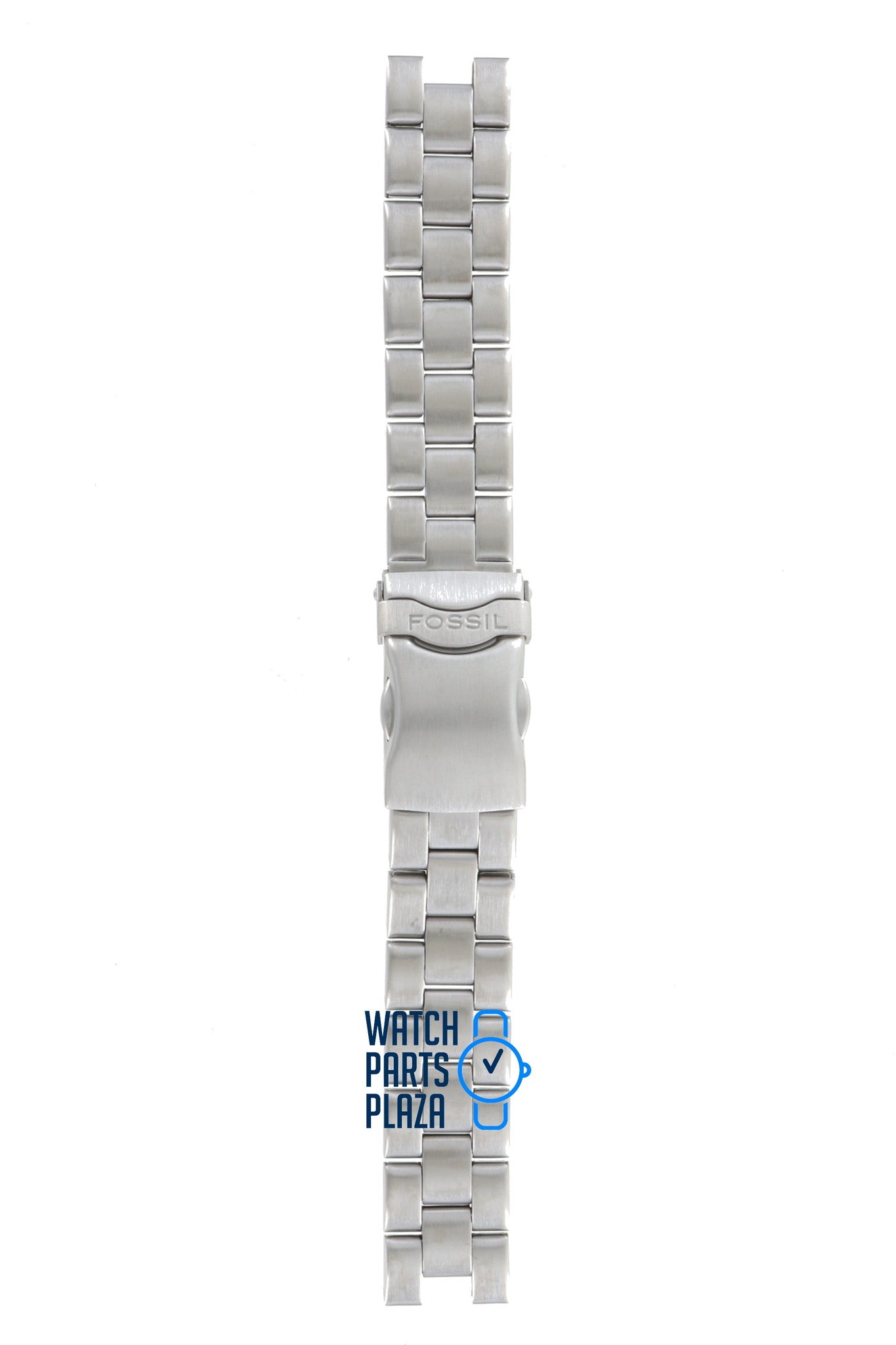 Fossil JR8038 Watch Band JR - 8038 Grey Stainless Steel 18 mm Big Tic - Watch Plaza