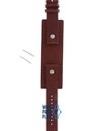 Fossil JR8123 & JR8125 Watch Band JR - 8123 Brown Leather 20 mm Big Tic - Watch Plaza