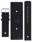 Fossil JR8126 Watch Band JR - 8126 Black Leather 22 mm Collection - Watch Plaza