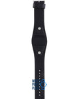 Fossil JR8132 Watch Band JR - 8132 Black Leather 24 mm - Watch Plaza