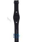 Fossil JR8132 Watch Band JR - 8132 Black Leather 24 mm - Watch Plaza