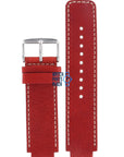 Fossil JR8138 Watch Band JR - 8138 Red Leather 16 mm - Watch Plaza