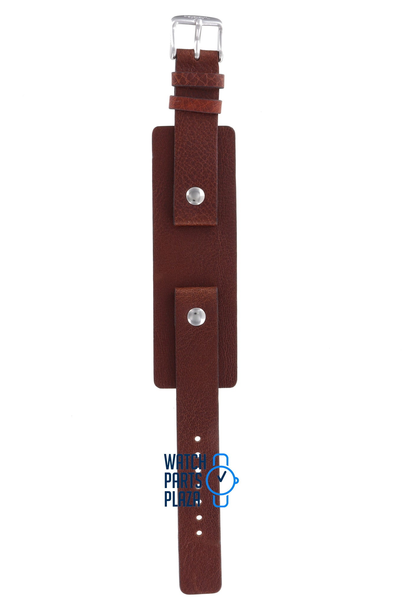 Fossil JR8163 & JR8260 Watch Band JR - 8163 Brown Leather 16 mm Big Tic - Watch Plaza