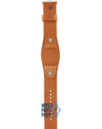 Fossil JR8185 Cuff Watch Band JR - 8185 Light Brown Leather 20 mm Big Tic - Watch Plaza