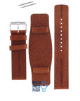 Fossil JR8213 Watch Band JR - 8213 Brown Leather 22 mm Big Tic - Watch Plaza