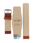 Fossil JR8213 Watch Band JR - 8213 Brown Leather 22 mm Big Tic - Watch Plaza