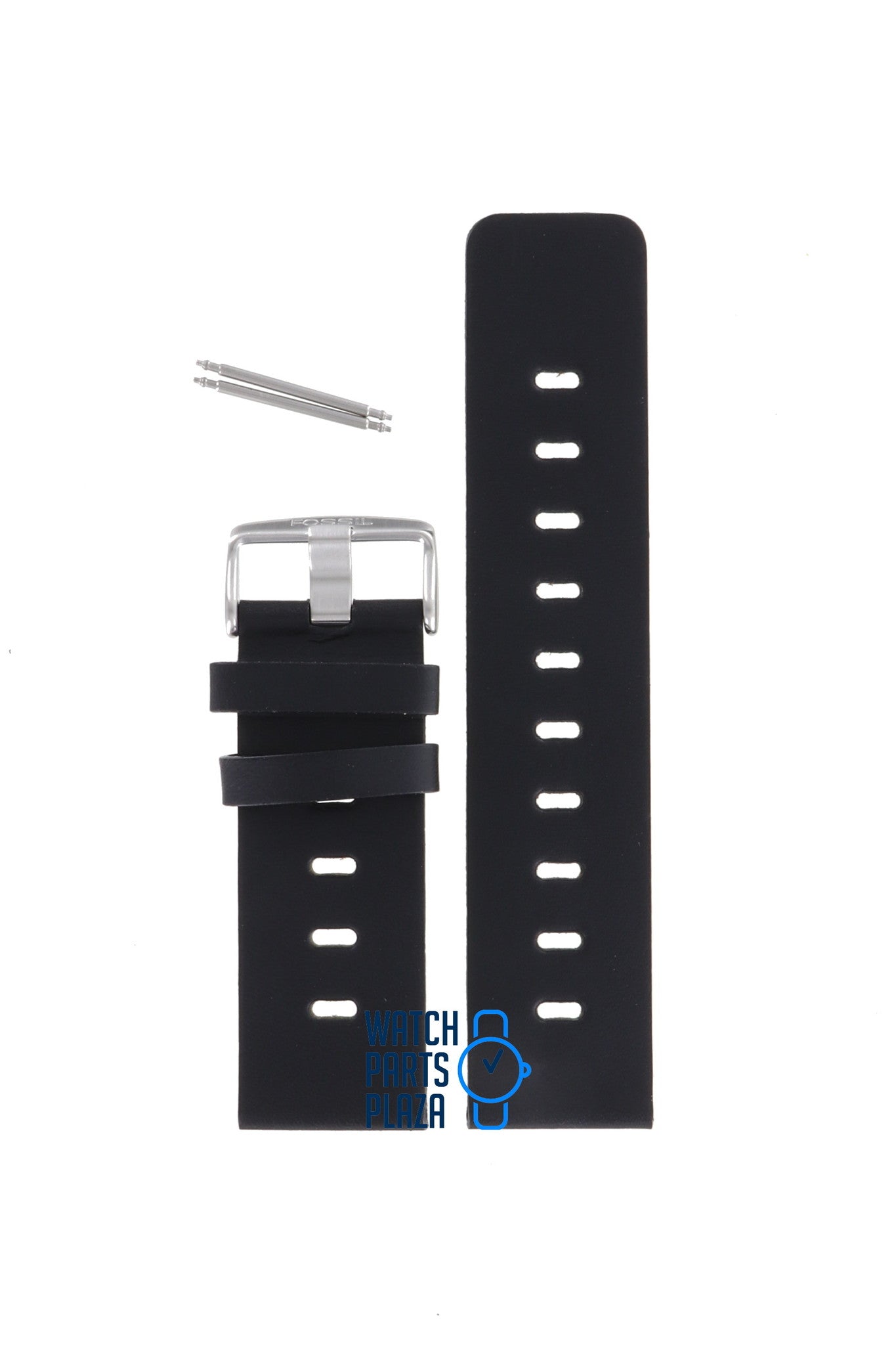 Fossil JR8251 Watch Band JR - 8251 Black Leather 26 mm - Watch Plaza