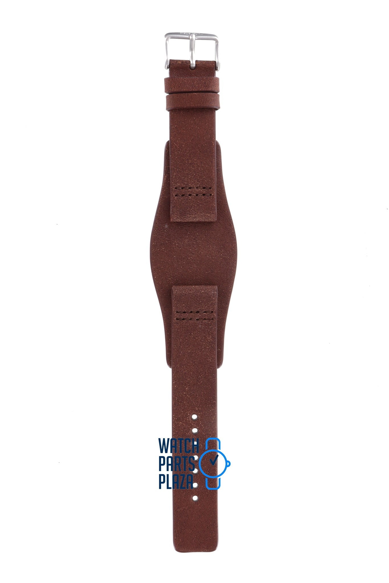 Fossil JR8339 Watch Band JR - 8339 Brown Leather 20 mm Big Tic - Watch Plaza