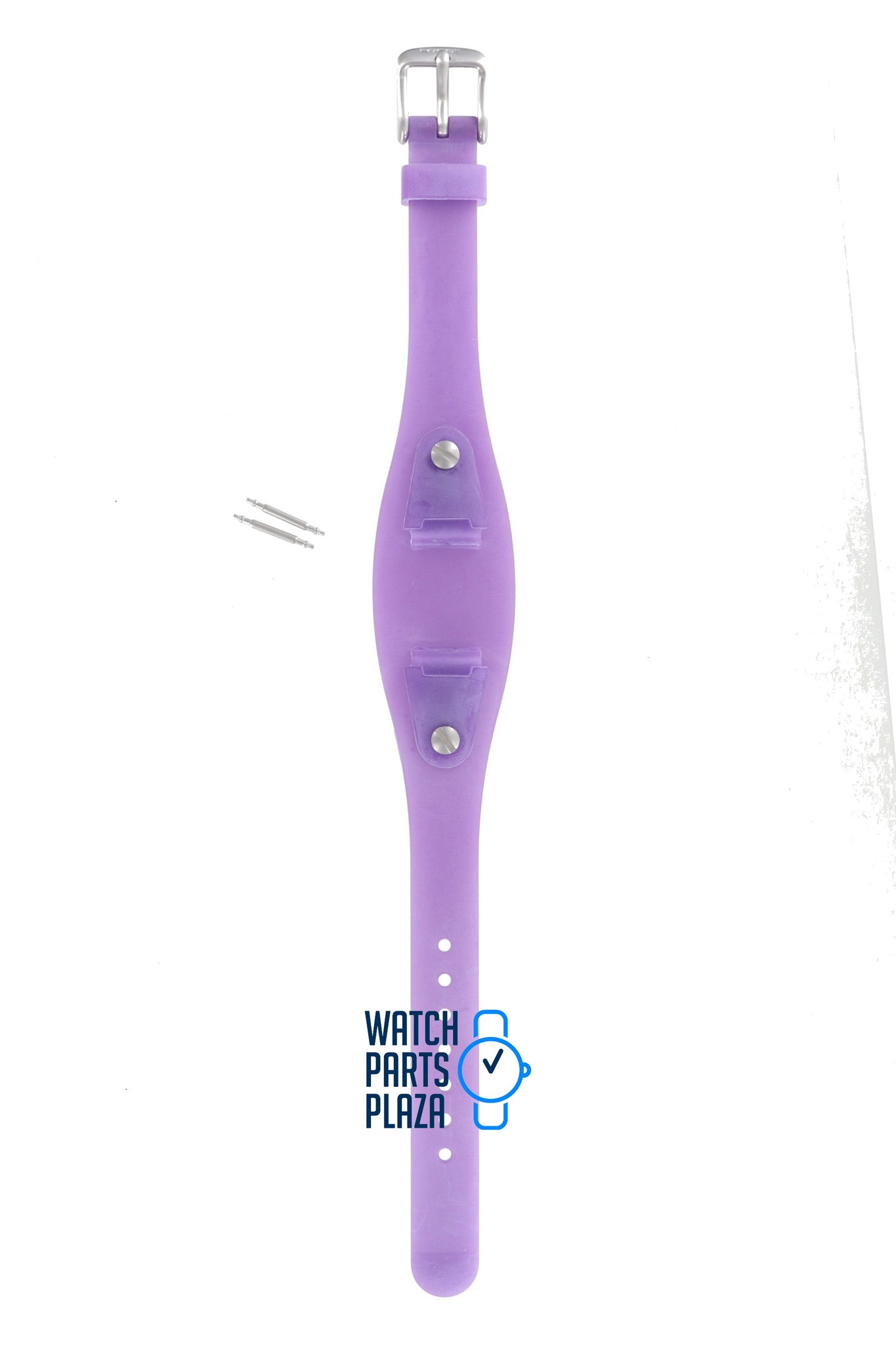 Fossil JR8343 Watch Band JR - 8343 Purple Silicone 12 mm - Watch Plaza