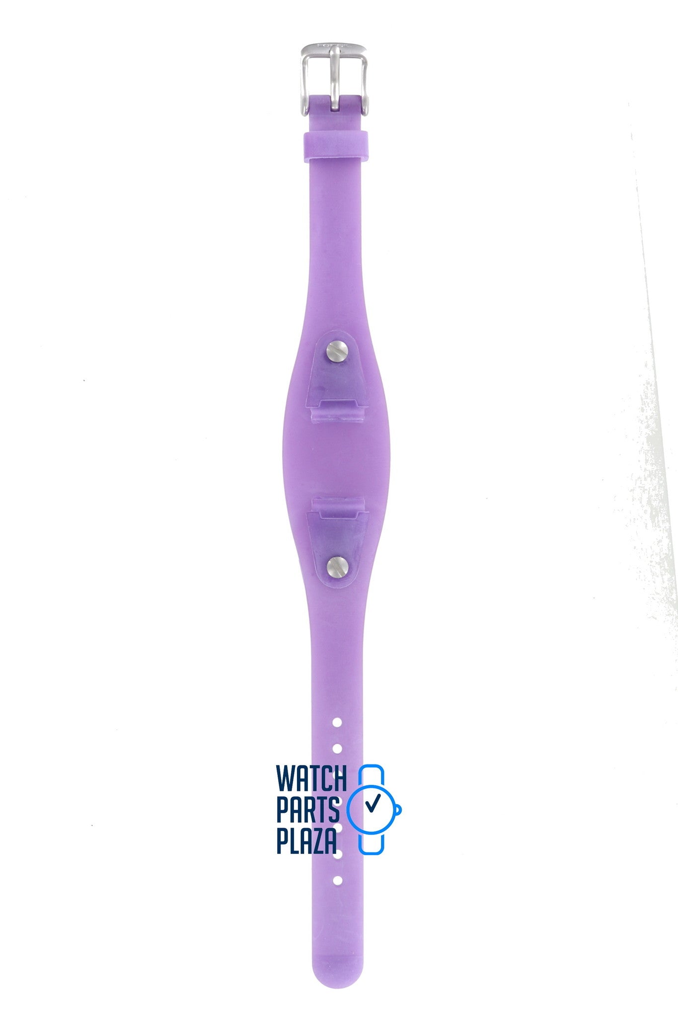 Fossil JR8343 Watch Band JR - 8343 Purple Silicone 12 mm - Watch Plaza