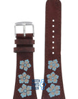 Fossil JR8348 Watch Band JR - 8348 Brown Leather 21 mm - Watch Plaza