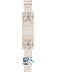 Fossil JR8361 Watch Band JR - 8361 White Leather 24 mm - Watch Plaza