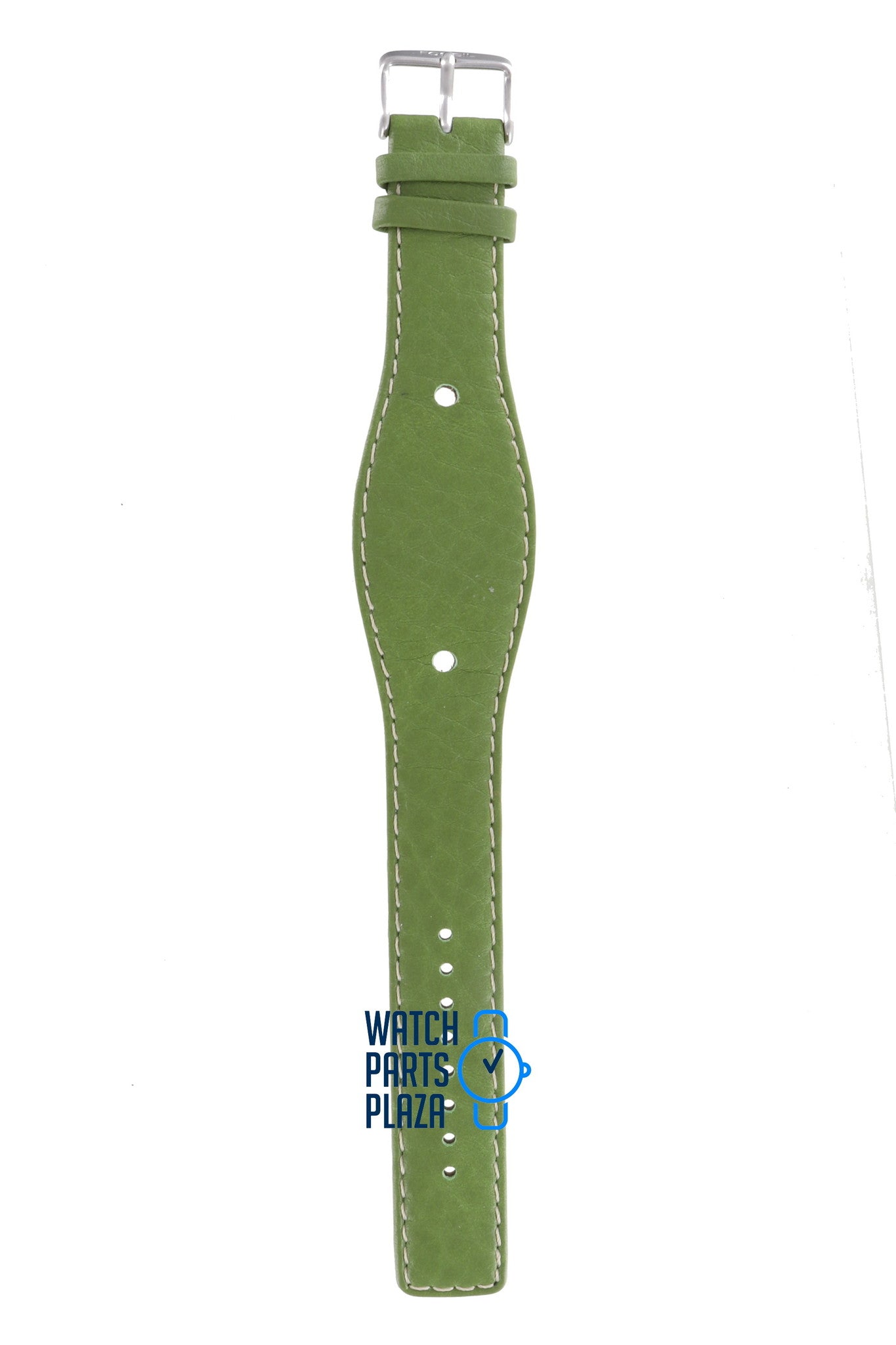 Fossil JR8364 Watch Band JR - 8364 Green Leather 09 mm - Watch Plaza