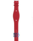 Fossil JR8366 Watch Band JR - 8366 Red Leather 10 mm - Watch Plaza