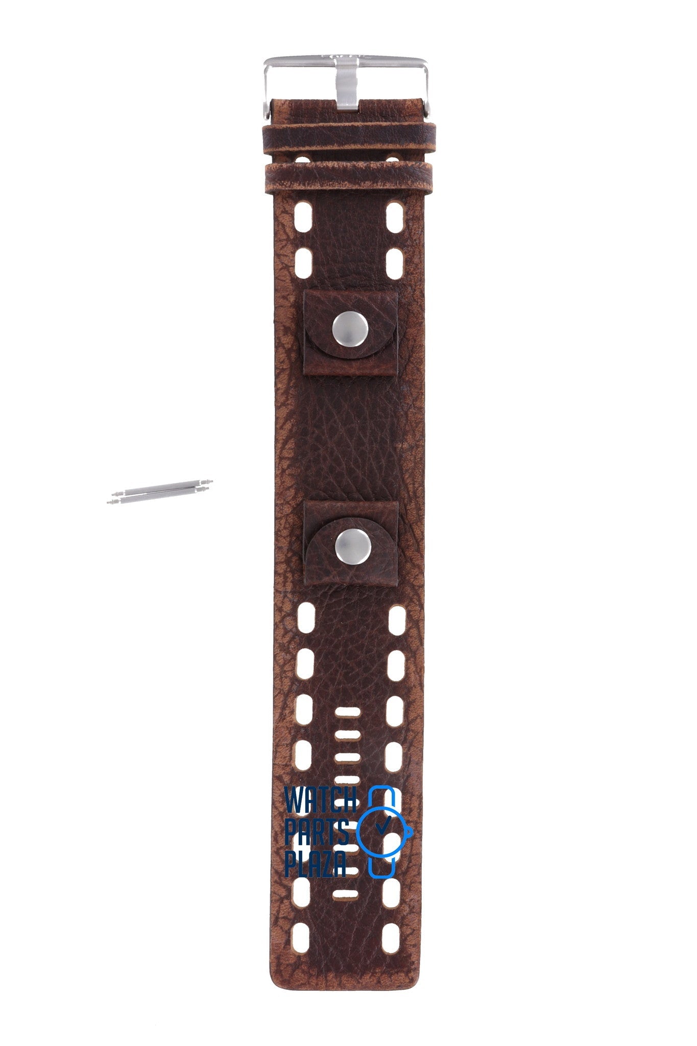 Fossil JR8372 Watch Band JR - 8372 Brown Leather 24 mm Set - Watch Plaza