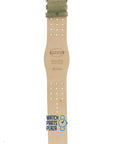 Fossil JR8384 Watch Band JR - 8384 Green Leather 19 mm - Watch Plaza