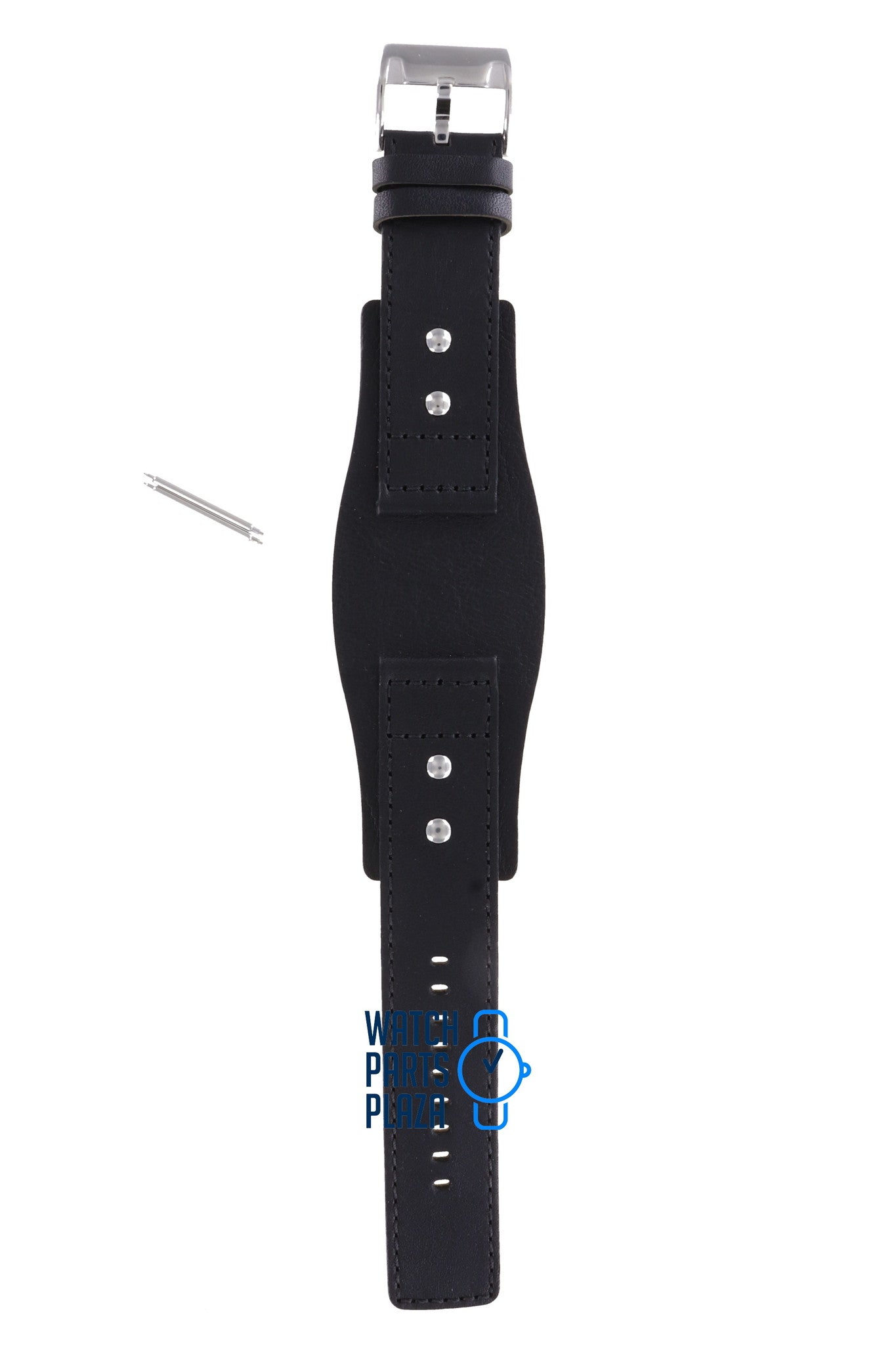 Fossil JR8416 Sport Davis Cup Watch Band JR - 8416 Black Leather 24 mm Big Tic - Watch Plaza