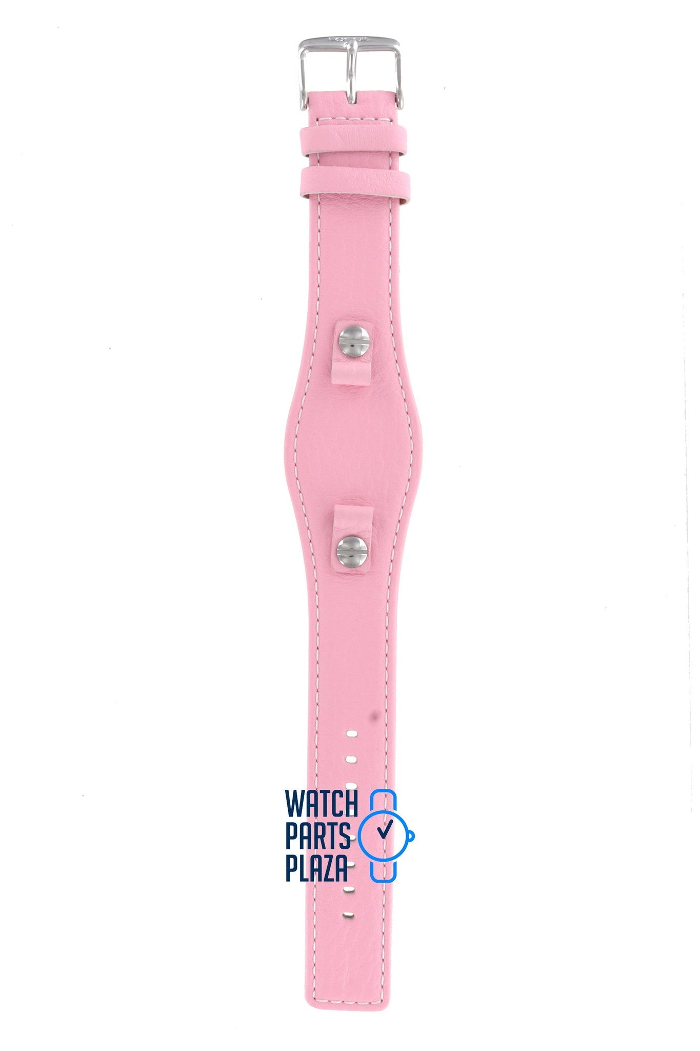 Fossil JR8479 Watch Band JR - 8479 Pink Leather 14 mm - Watch Plaza