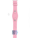 Fossil JR8479 Watch Band JR - 8479 Pink Leather 14 mm - Watch Plaza