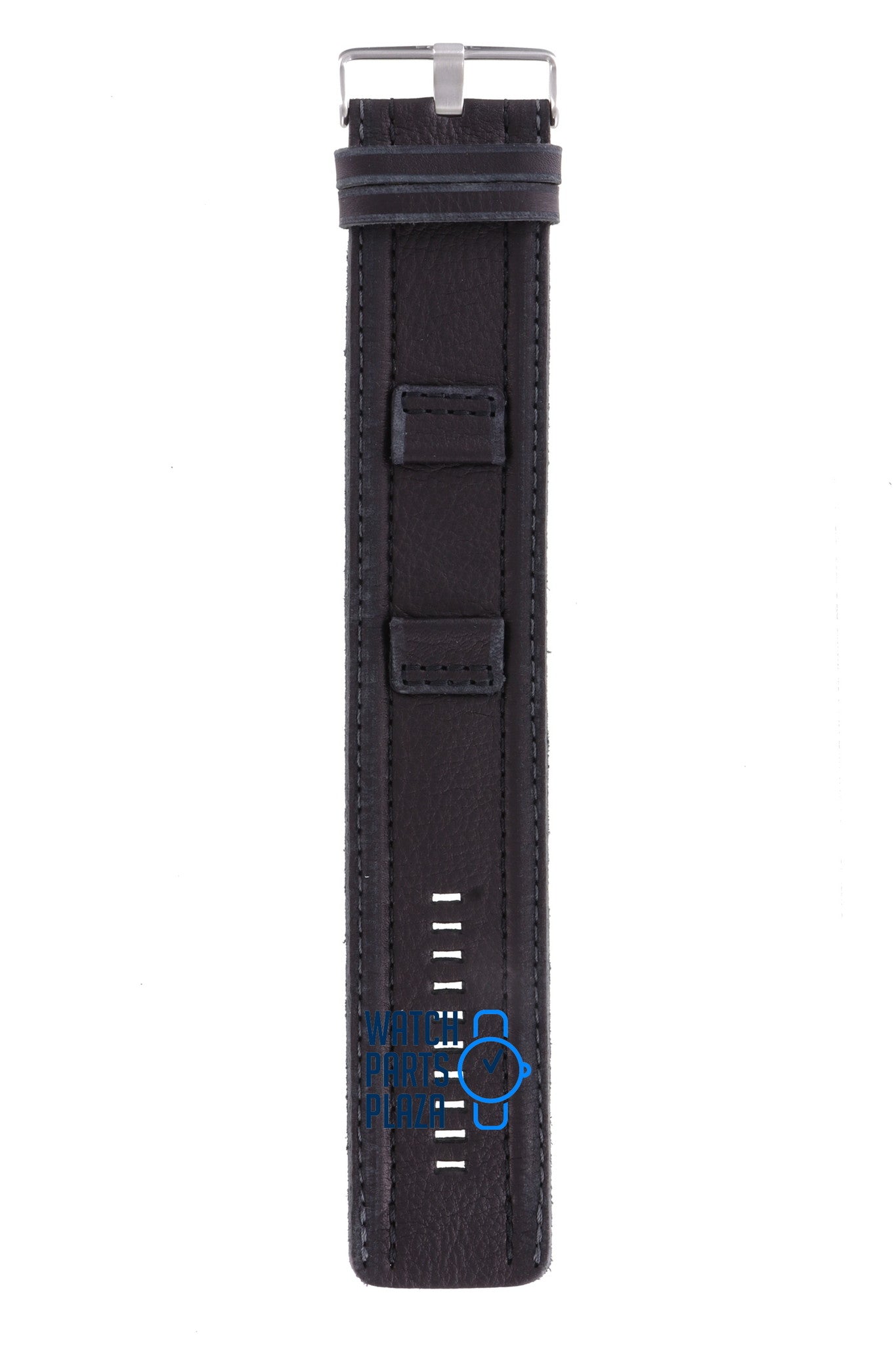 Fossil JR8488 Watch Band JR - 8488 Black Leather 22 mm - Watch Plaza