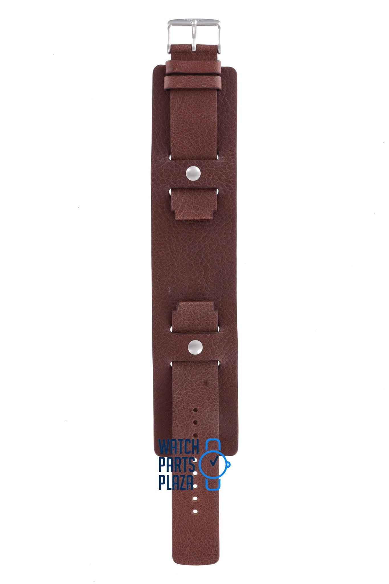 Fossil JR8503 Eagle Display Watch Band JR - 8503 Brown Leather 18 mm Big Tic - Watch Plaza