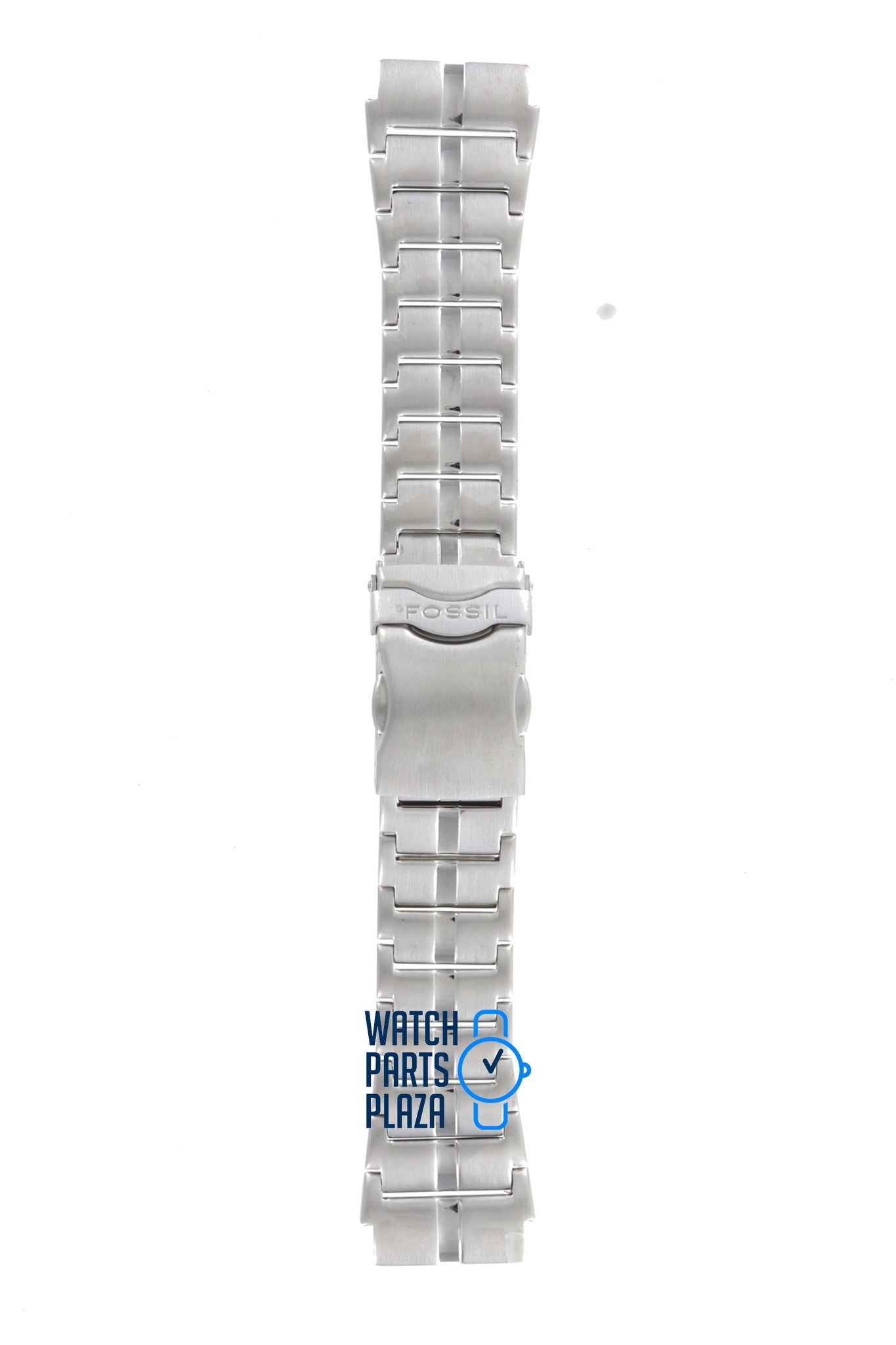 Fossil JR8533 Davis Cup Watch Band JR - 8533 Grey Stainless Steel 22 mm - Watch Plaza