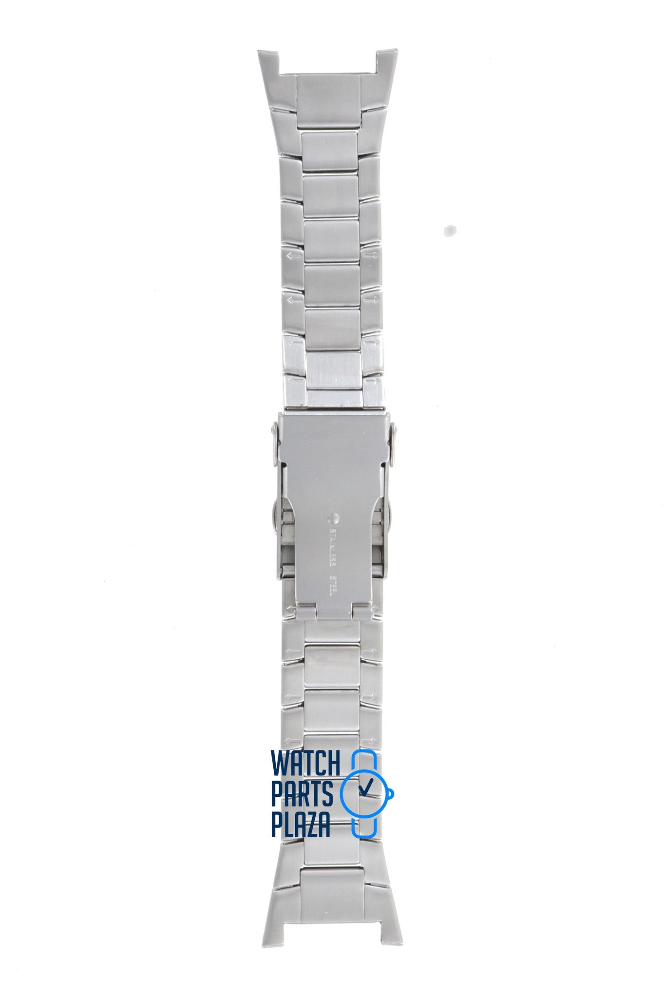 Fossil JR8538 Watch Band JR - 8538 Grey Stainless Steel 28 mm - Watch Plaza