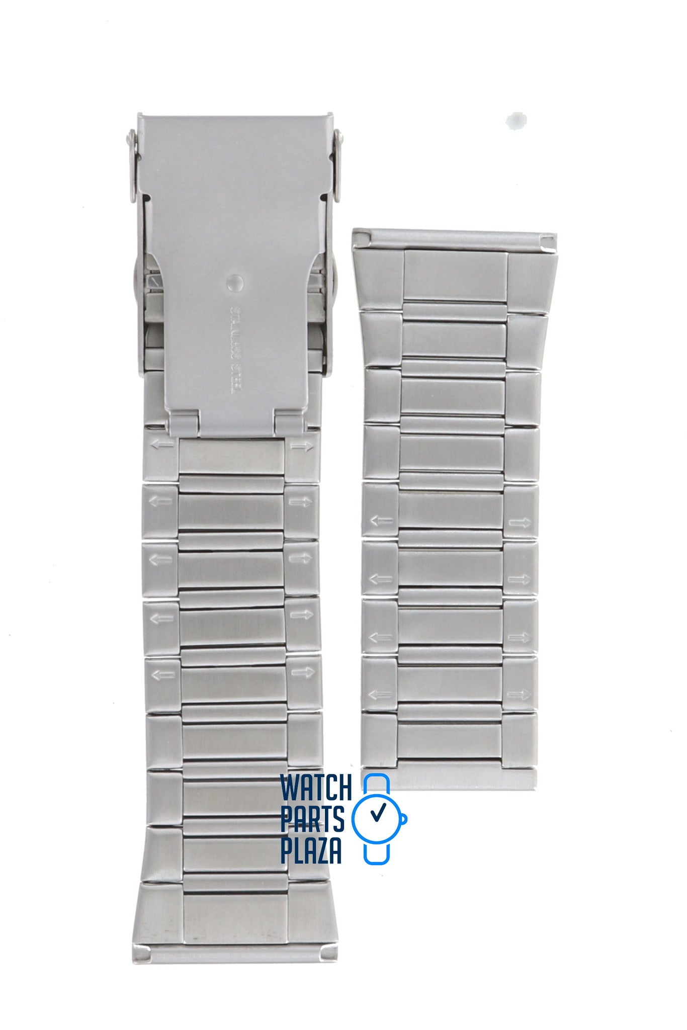 Fossil JR8539 Matrix Watch Band JR - 8539 Grey Stainless Steel 28 mm Big Tic - Watch Plaza