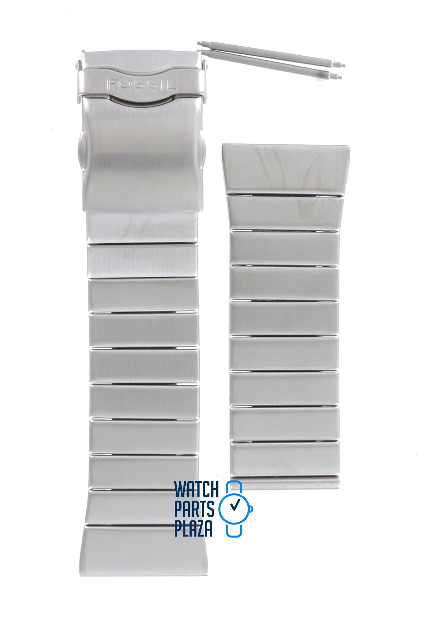 Fossil JR8539 Matrix Watch Band JR - 8539 Grey Stainless Steel 28 mm Big Tic - Watch Plaza