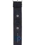 Fossil JR8570 BAW Watch Band JR - 8570 Black Leather 20 mm - Watch Plaza