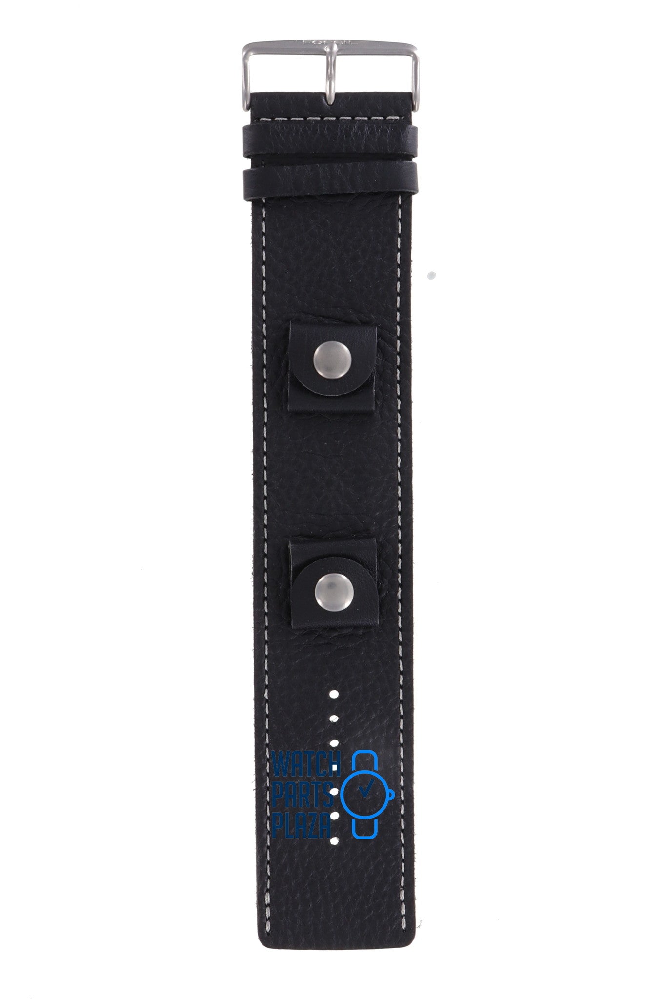 Fossil JR8570 BAW Watch Band JR - 8570 Black Leather 20 mm - Watch Plaza