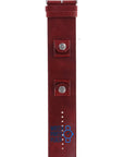 Fossil JR8576 BAW Watch Band JR - 8576 Red Leather 20 mm - Watch Plaza