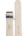 Jaguar BC05916 Watch band J619 black leather 22 mm - Dual Time - Watch Plaza