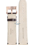 Jaguar BC06342 Watch band J631 brown leather 24 mm - Dual Time - Watch Plaza