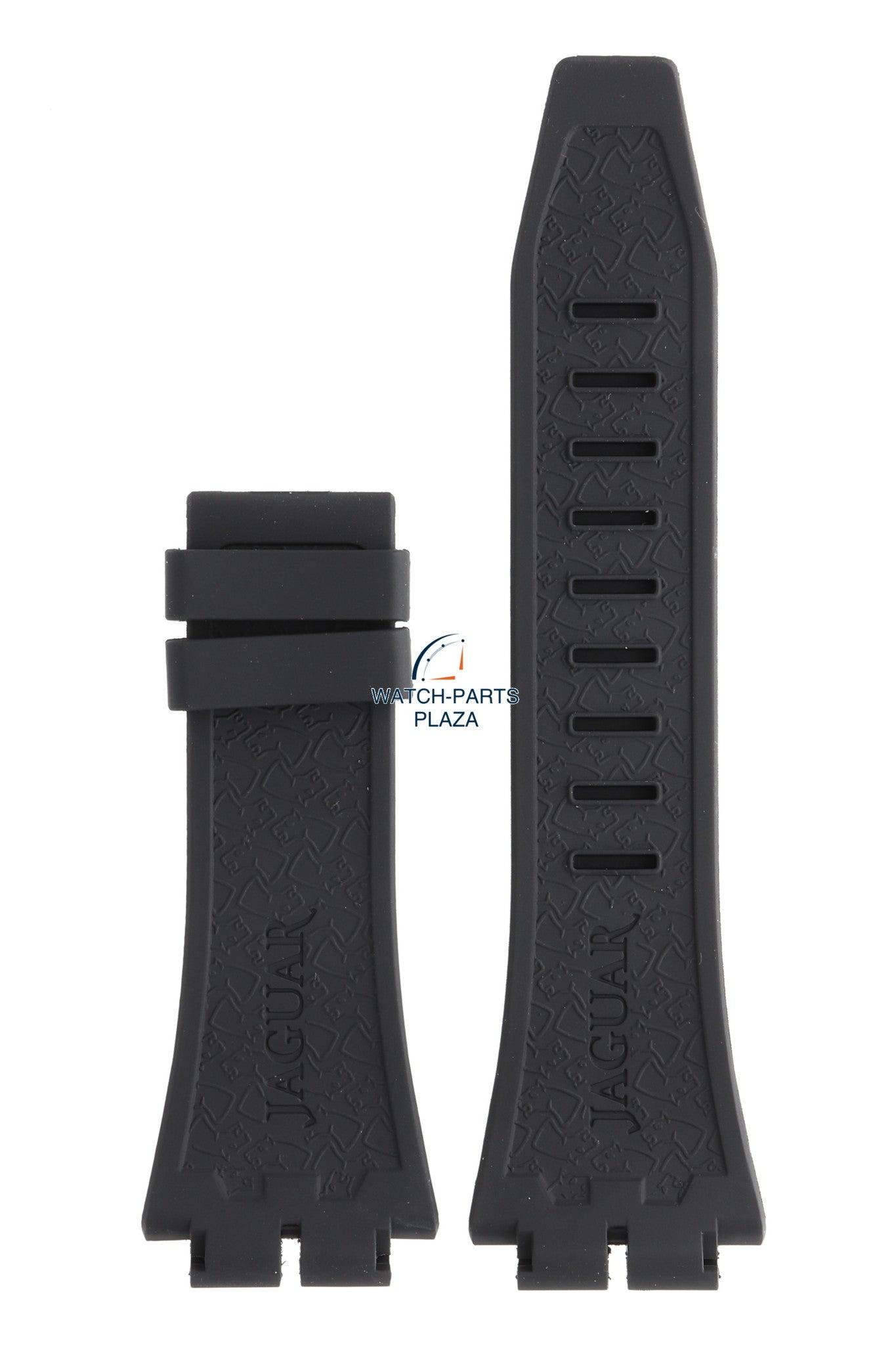 Jaguar BC06612 Watch band J637, J640, J642 black rubber / silicone 20 mm - Watch Plaza