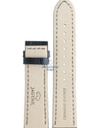 Jaguar BC08108 Watch band J662 black leather 22 mm - Acamar - Watch Plaza