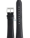 Jaguar BC08345 Watch band J664 black leather 22 mm - Acamar - Watch Plaza